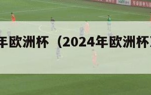 2024年欧洲杯（2024年欧洲杯决赛时间）