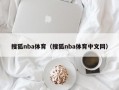 搜狐nba体育（搜狐nba体育中文网）